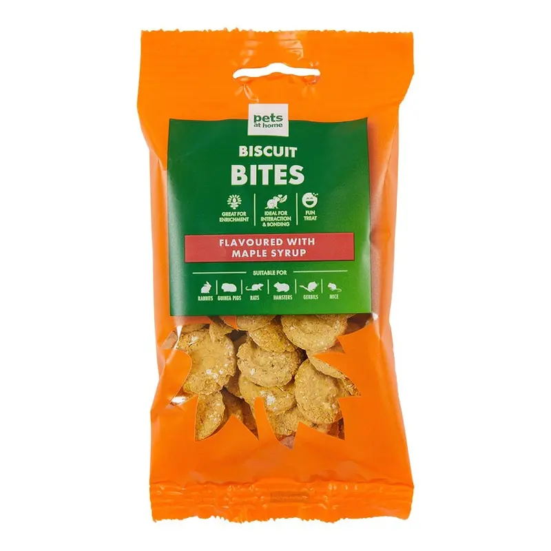 Pets At Home Small Animal Treats Biscuit Bites With Maple Syrup 60G