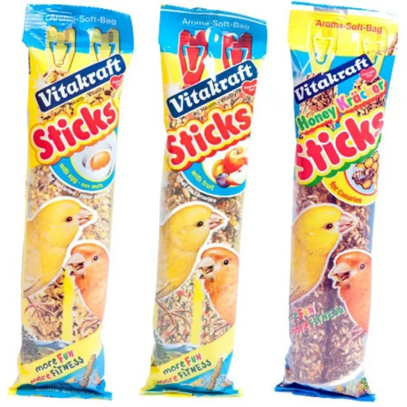 Vitakraft Canary Bird Treats - Apricot And Fig Sticks - Sticks Size 2