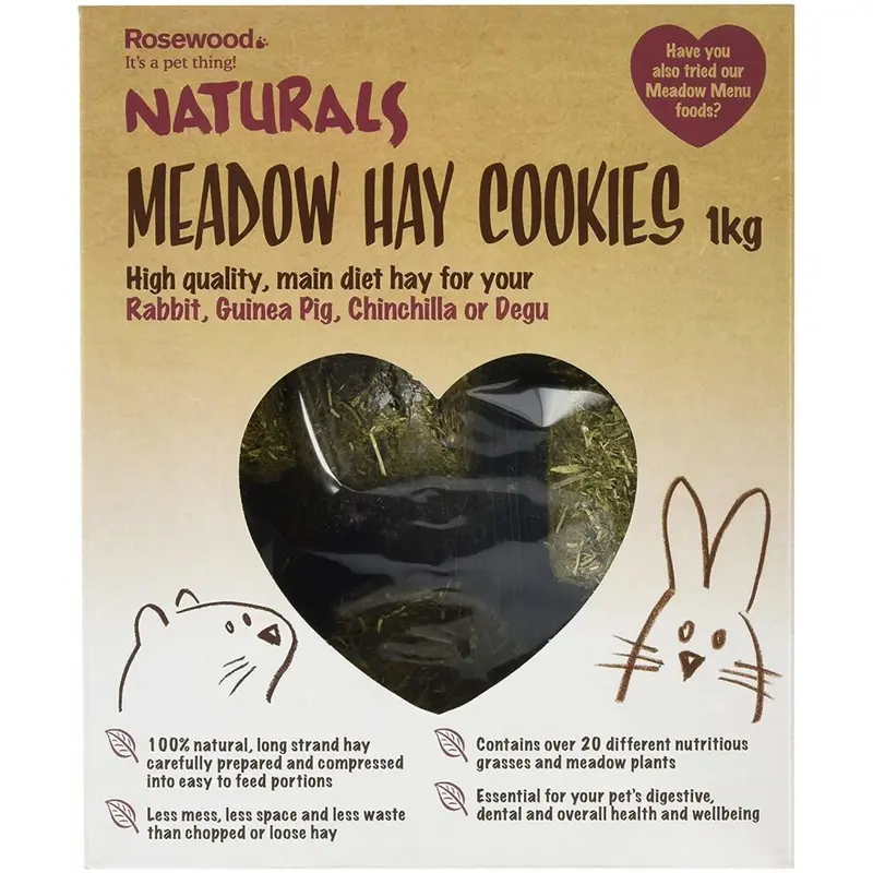 New Rosewood Naturals Meadow Hay Cookies, 76391 1Kg