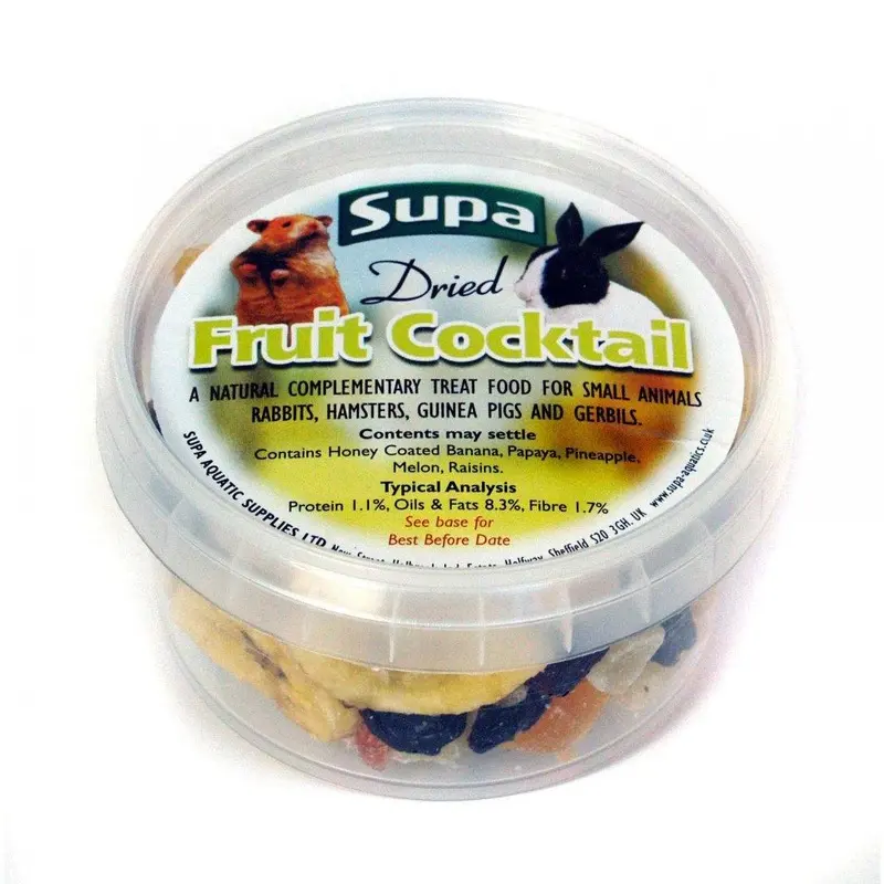 Supa Animal Dried Treats - Fruit Cocktail - 225Ml Small