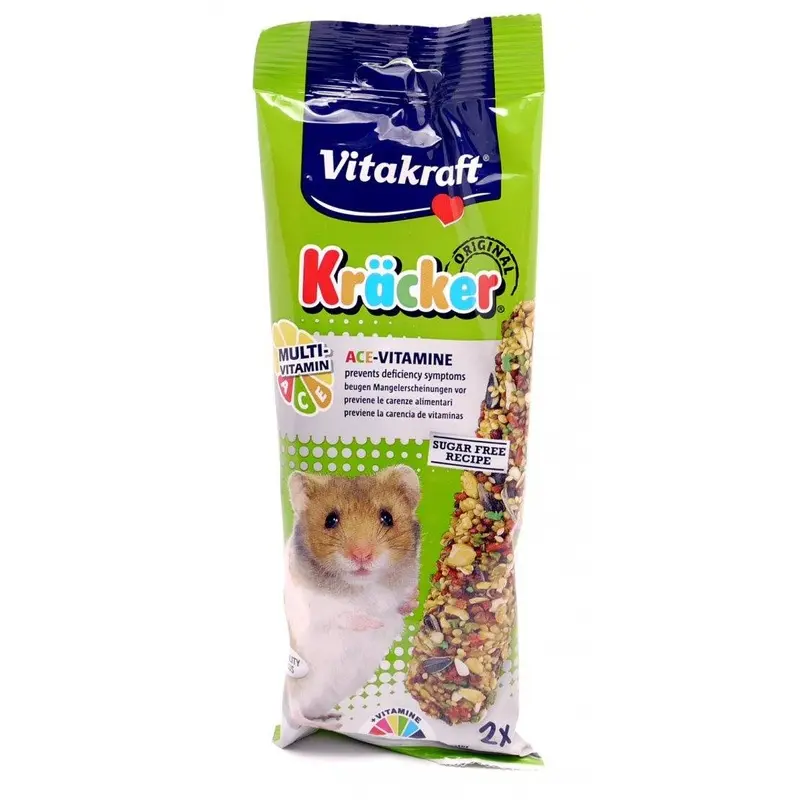 Vitakraft Hamster Multi-Vitamin Krackers - Honey - Pack Size 2