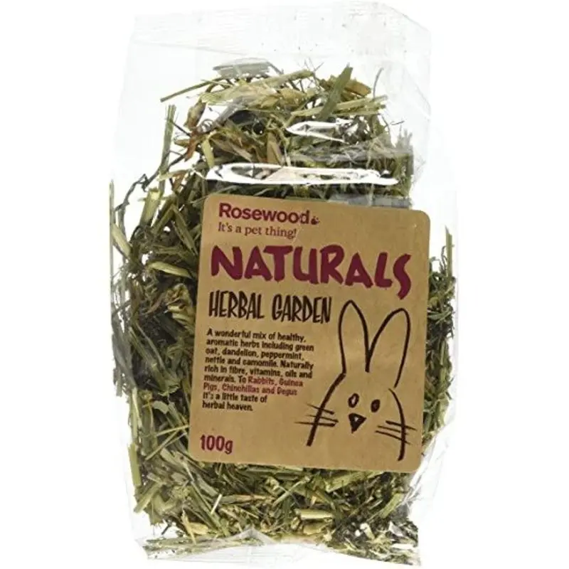 Boredom Breakers Boredom Breaker Herbal Garden For Animals - 100G Bag Green Small