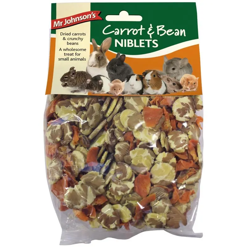 Mr.johnsons Mr Johnsons Niblets Animal Treats - Carrot And Bean Dry - 150G Bag Small