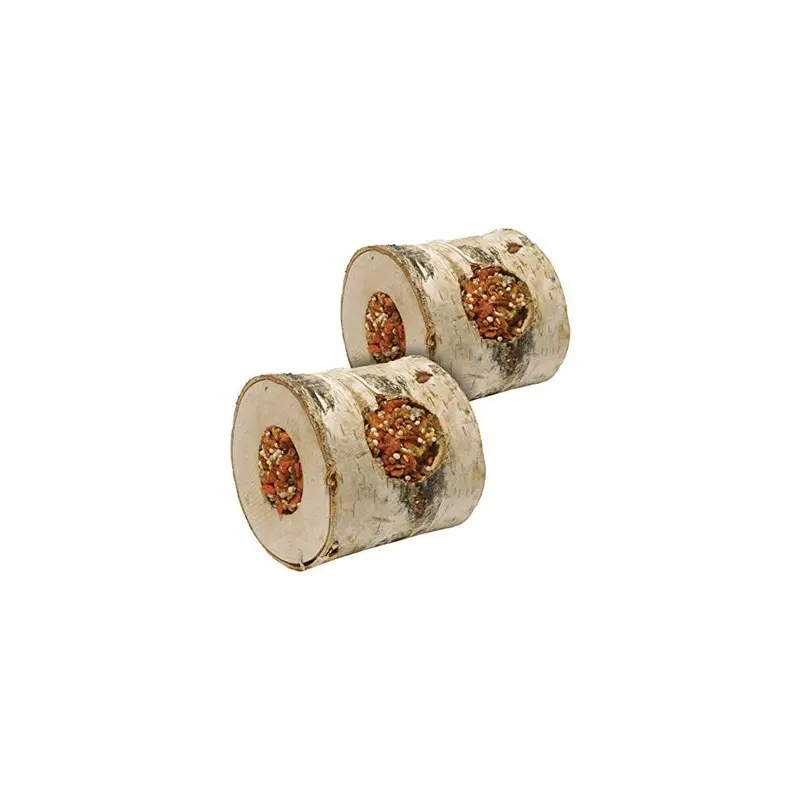 Rosewood Boredom Breaker Natural Treat Nibble Woodroll Carrot Pack Of Size 2