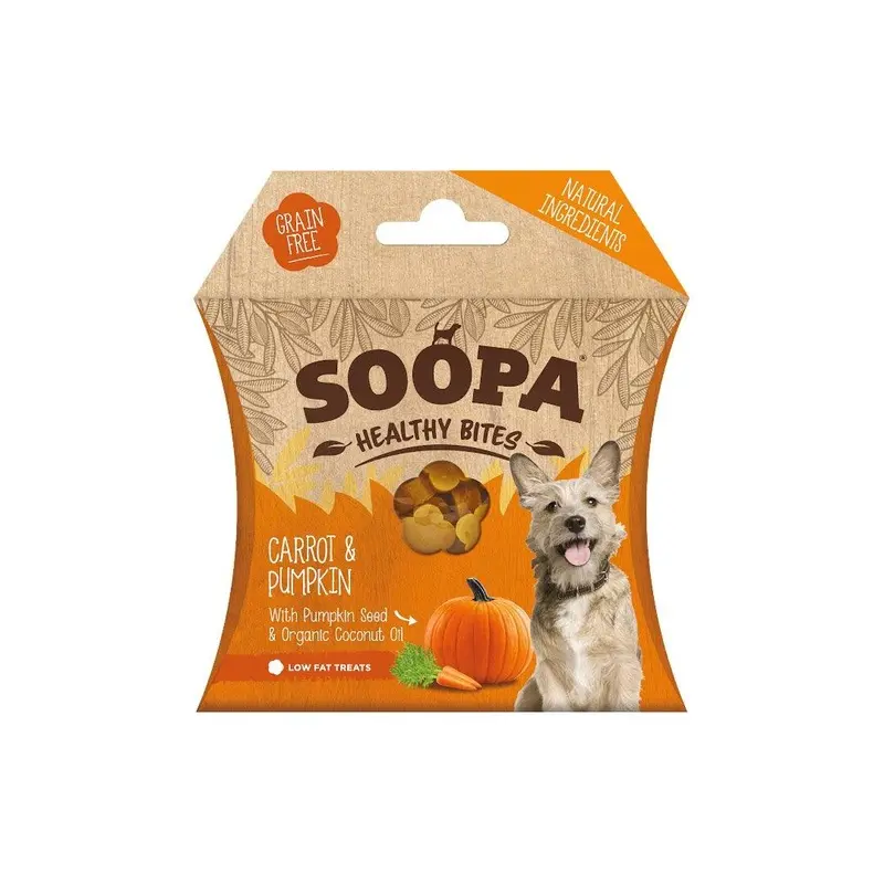 Soopa Grain Carrot And Pumpkin Healthy Bites For Dogs Small