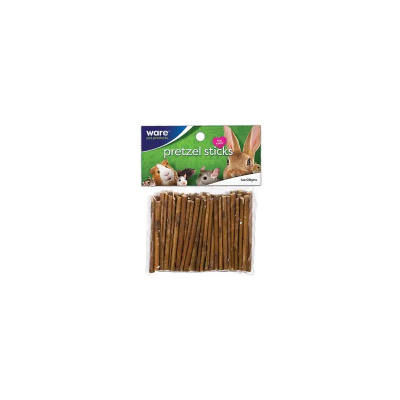 Ware Manufacturing Inc Pretzel Sticks, Chew Treat, For Rabbits & More 03152