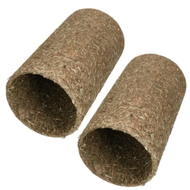 Ab Tools Pet Guinea Pig Naturals Treat Hay N Hide Meadow Tunnel15x15x25cm 2Pk Small