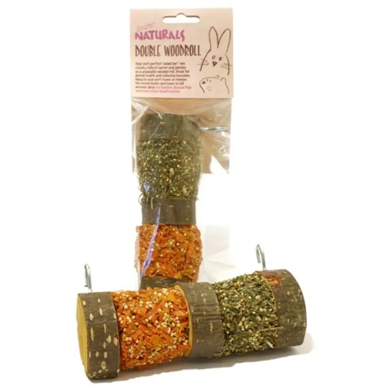 Boredom Breakers Boredom Breaker Double Woodroll For Animals - 1 Piece Small