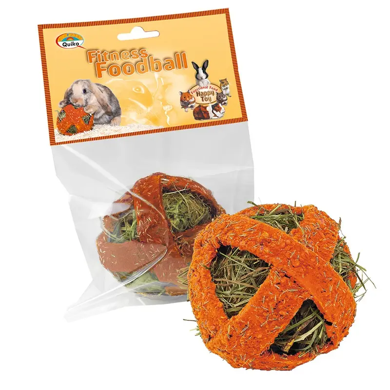 Quiko Snack & Play Fitness Foodball Small Animal Treat Carrot 100G