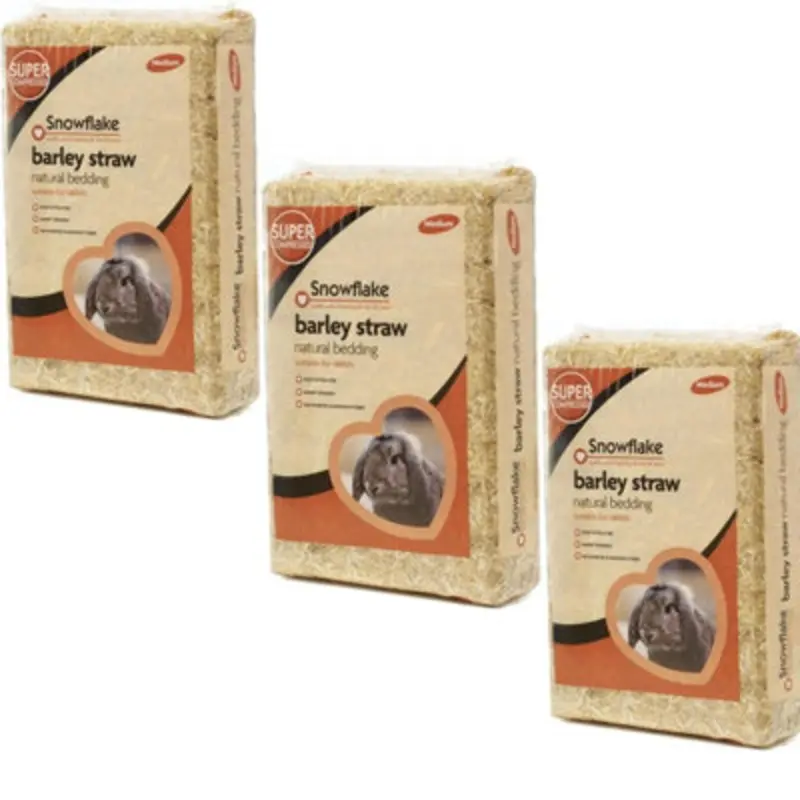 Heaton Wholesale 3 X 1.6 Kg Soft Flake Barley Straw Animal Bedding For Small Animals