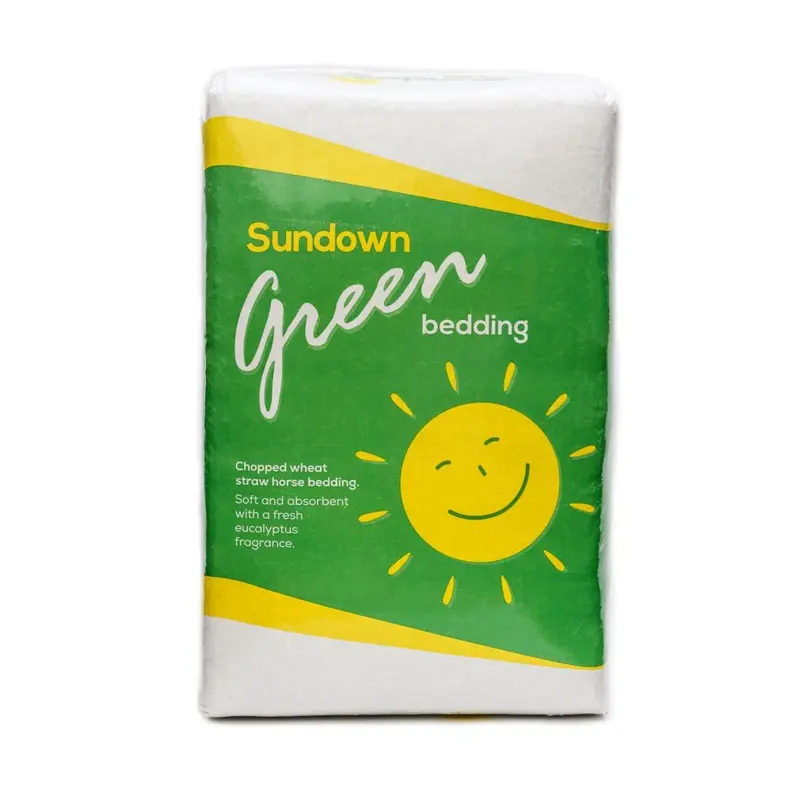 Sundown Green Wheat Straw Bedding 19Kg