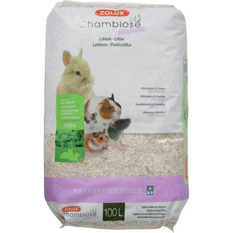Zolux Beige Natural Chambiose Bedding 10L