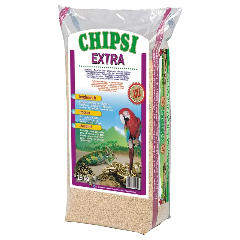 Chipsi Extra Beechwood Chips - 15Kg, Xxl-Grain