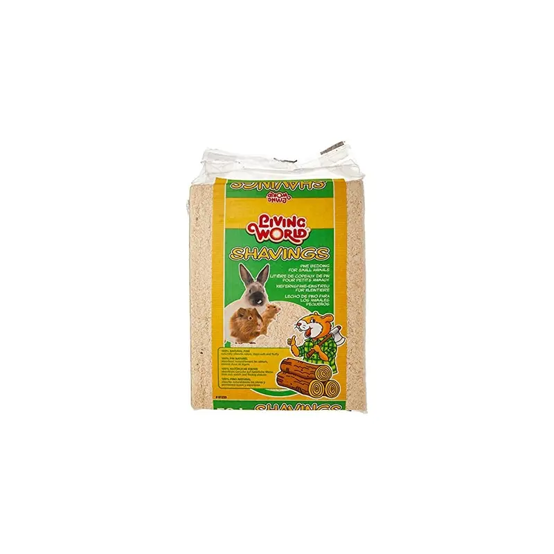 Living World Beige 61233 Pine Shavings, 56 Litre, Small