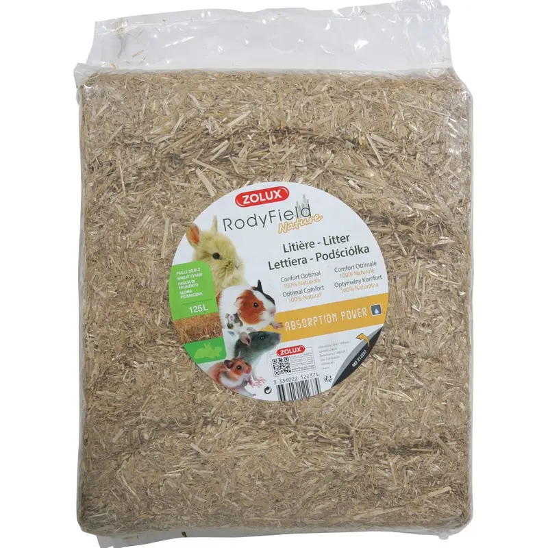 Zolux Beige Rodyfield Nature Litter For Rodents 25L