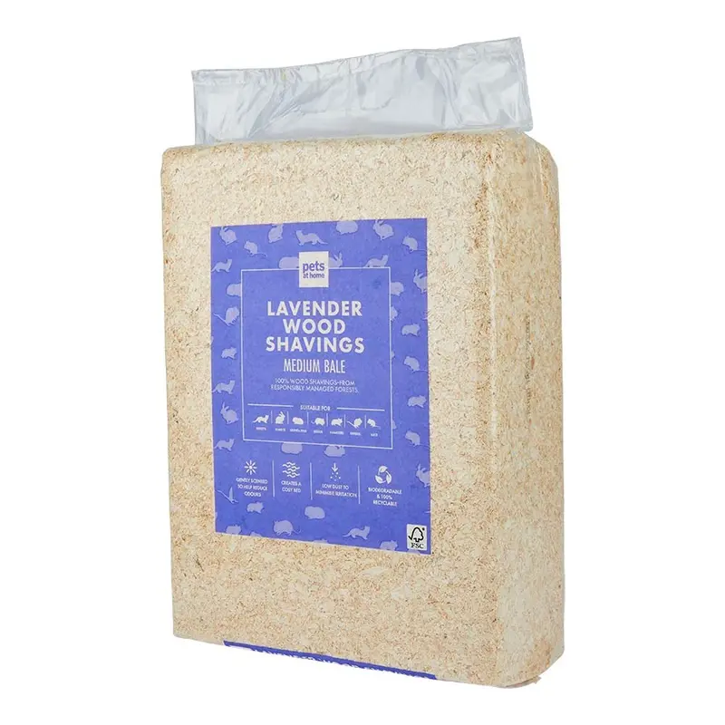 Pets At Home Small Animal Lavender Wood Shavings 3.5Kg