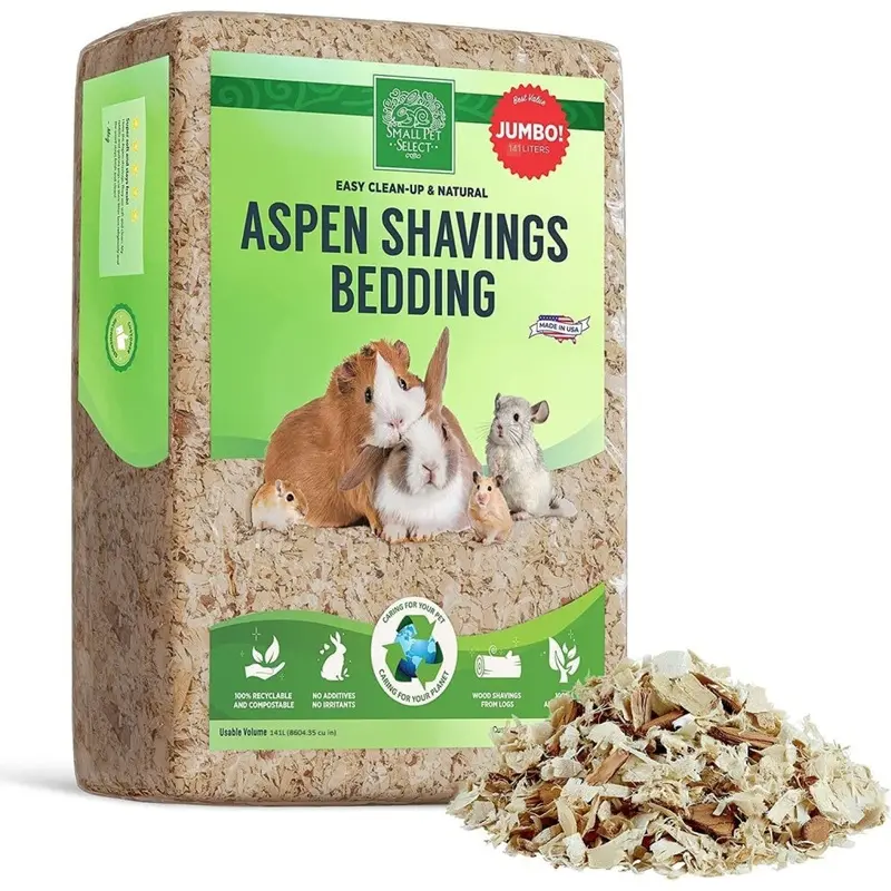 Pet Select Jumbo Aspen Bedding, 113L Small
