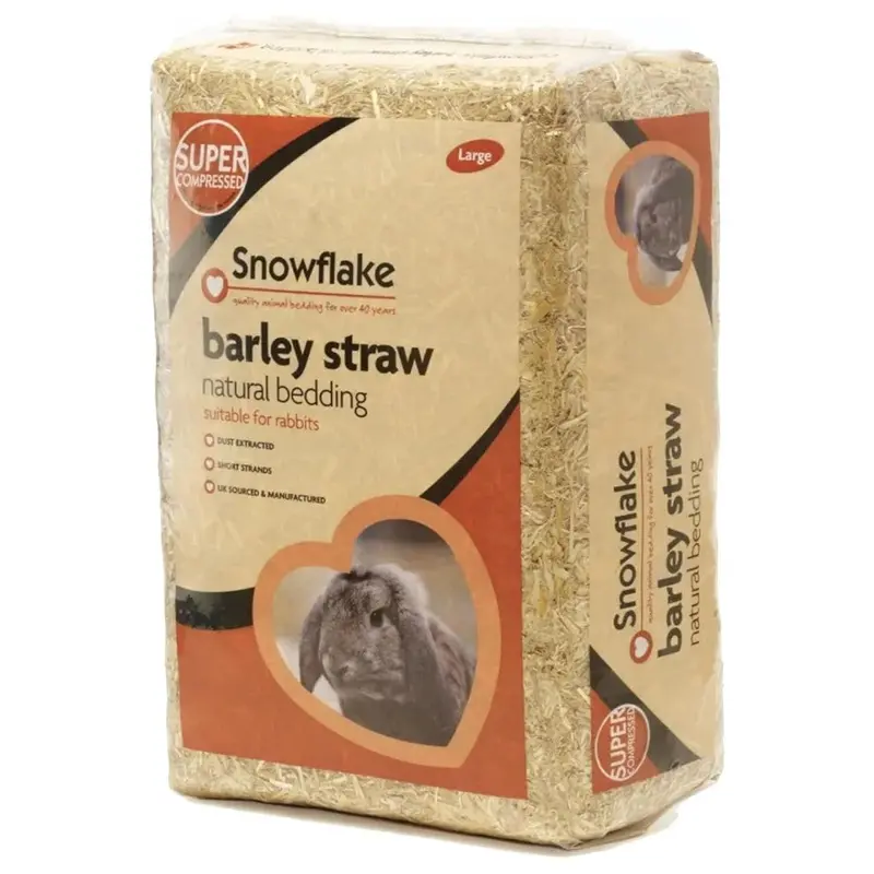 Storm Trading Group 3Kg (2 Bags) Soft Flake Barley Straw Animal Bedding Medium