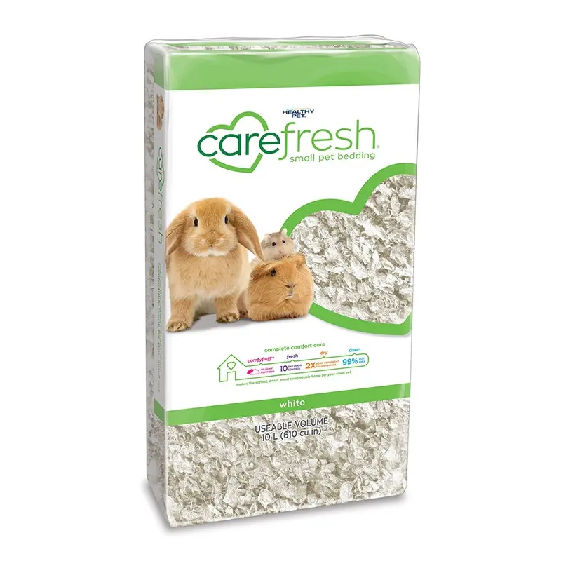 Carefresh Natural Paper Fibre Small Animal Bedding White 10 Litre