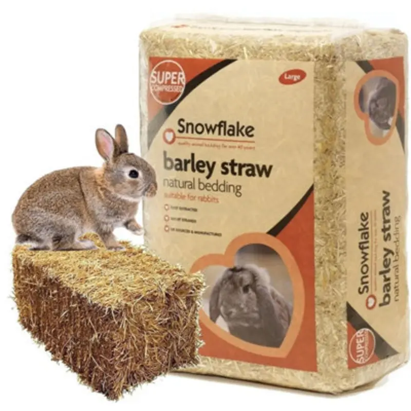 Heaton Wholesale 1 X 3Kg Soft Flake Barley Straw Animal Bedding For Small Animals