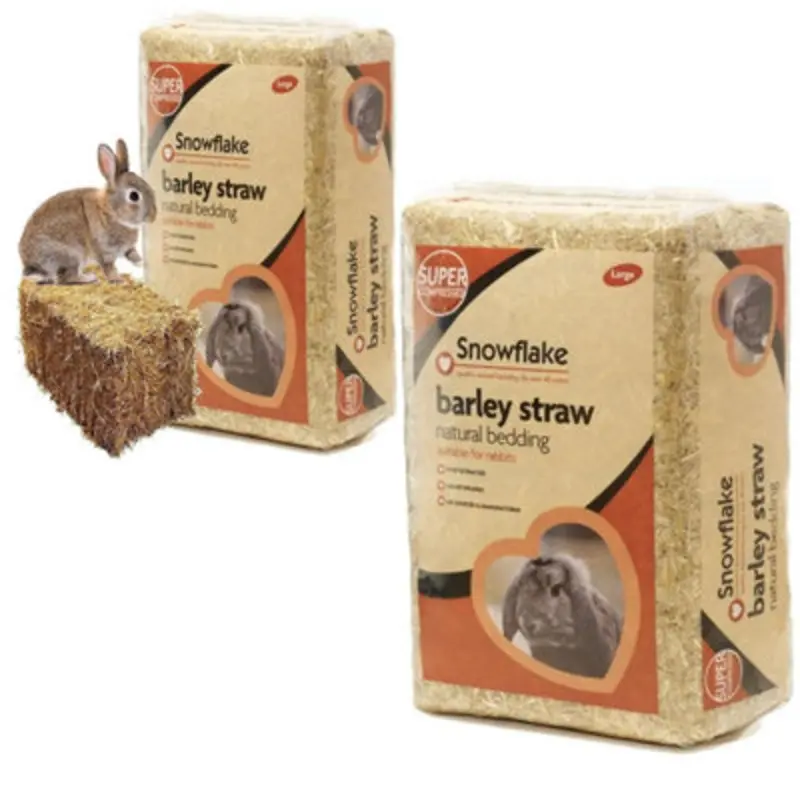 Heaton Wholesale 2 X 3Kg Soft Flake Barley Straw Animal Bedding For Small Animals