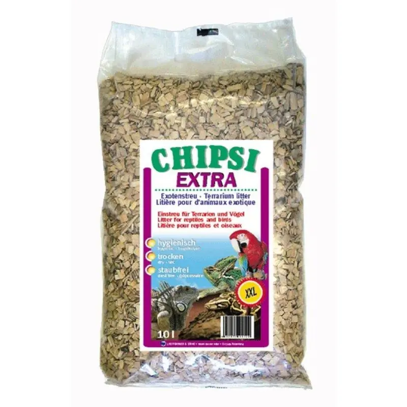Chipsi Beechwood Bedding Chips - 10 Litres Extra Extra Large