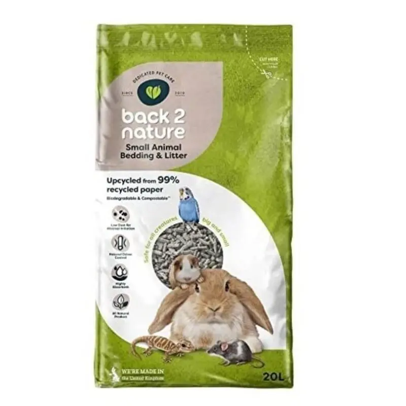 New Back 2 Nature Animal Bedding & Litter 20L Small
