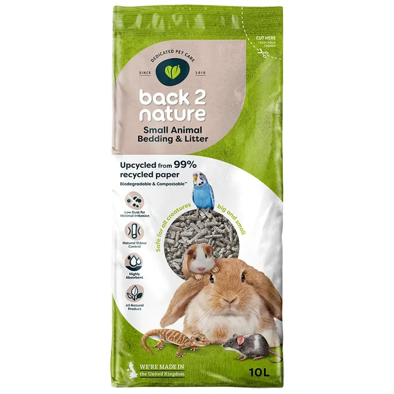 Back 2 Nature Small Animal And Bird Bedding Litter 10 Litre