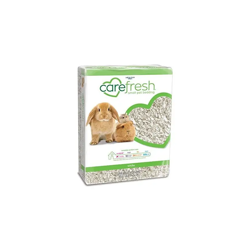 Carefresh White 99% Dust Free Natural Paper Pet Bedding With Odor Control, 50 Small