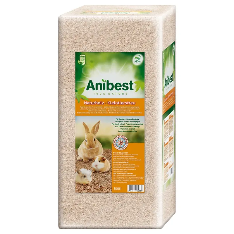 Anibest Small Pet Litter - 500 Litres (20Kg)