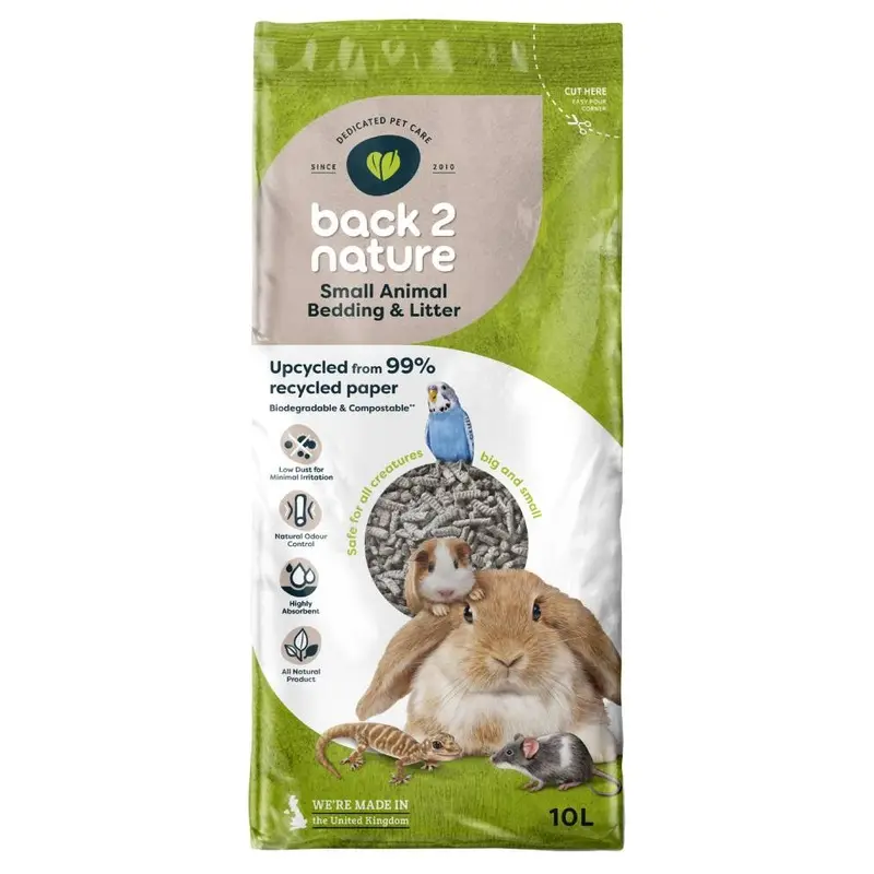 Back 2 Nature Back-2-Nature Small Animal Bedding - 10L