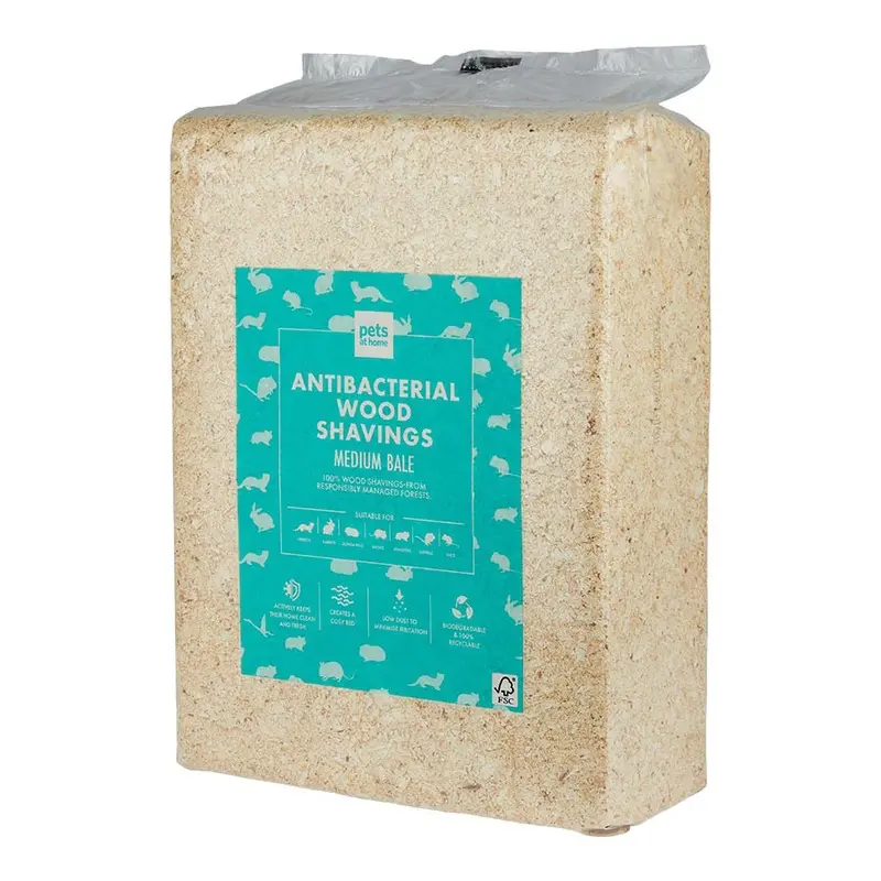 Pets At Home Small Animal Antibacterial Wood Shavings 3.5Kg