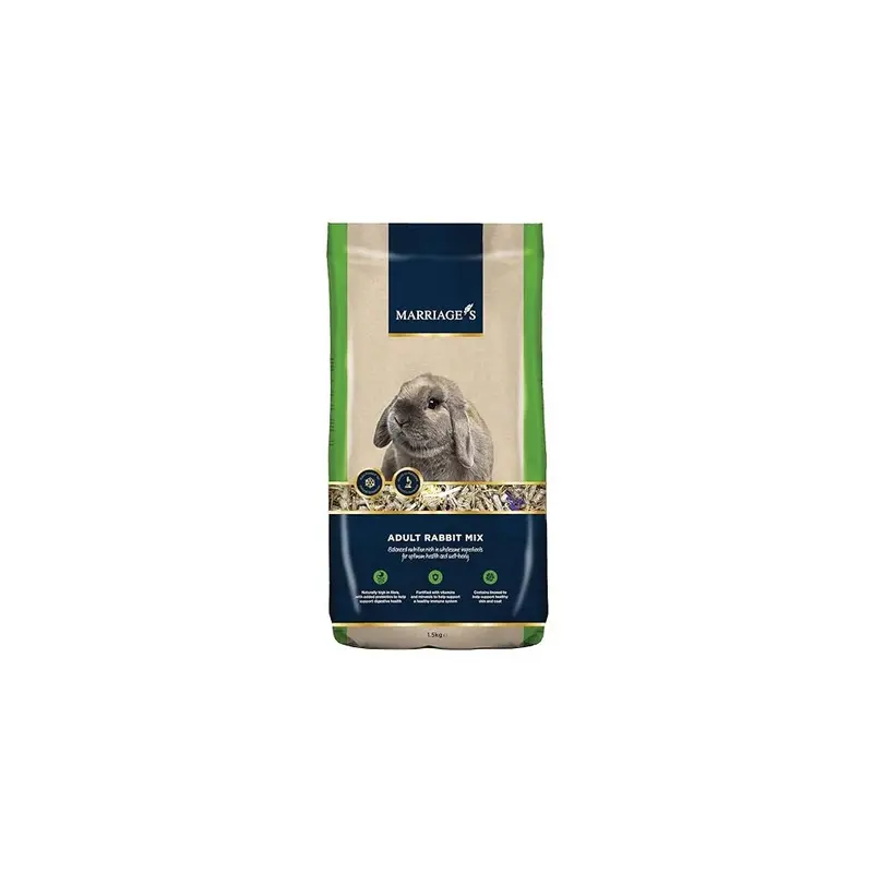 Marriages Rabbit Food - High Fibre, Healthy Weight 1.5Kg