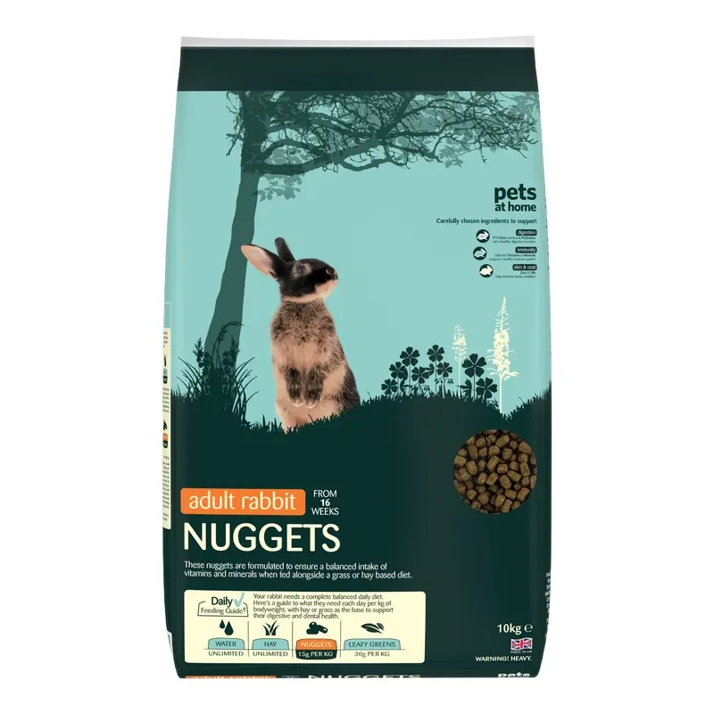 Pets At Home Adult Rabbit Nuggets 10Kg