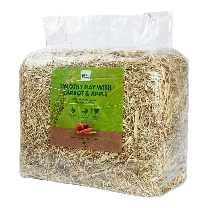 Pets At Home Rabbit Hay With Carrot And Apple 1Kg