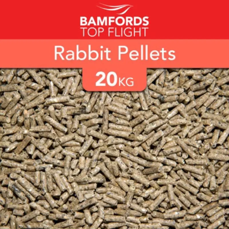 B&Q Bamfords Rabbit Food Pellets 20Kg