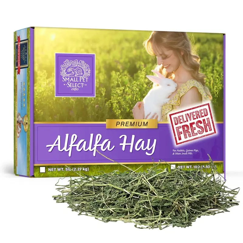 Pet Select Green Alfalfa Hay - 10Lb (4.54Kg) Small