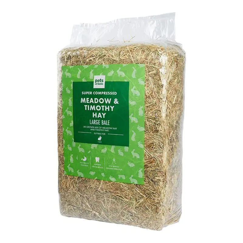 Pets At Home Rabbit Super Compressed Hay Bale 3Kg