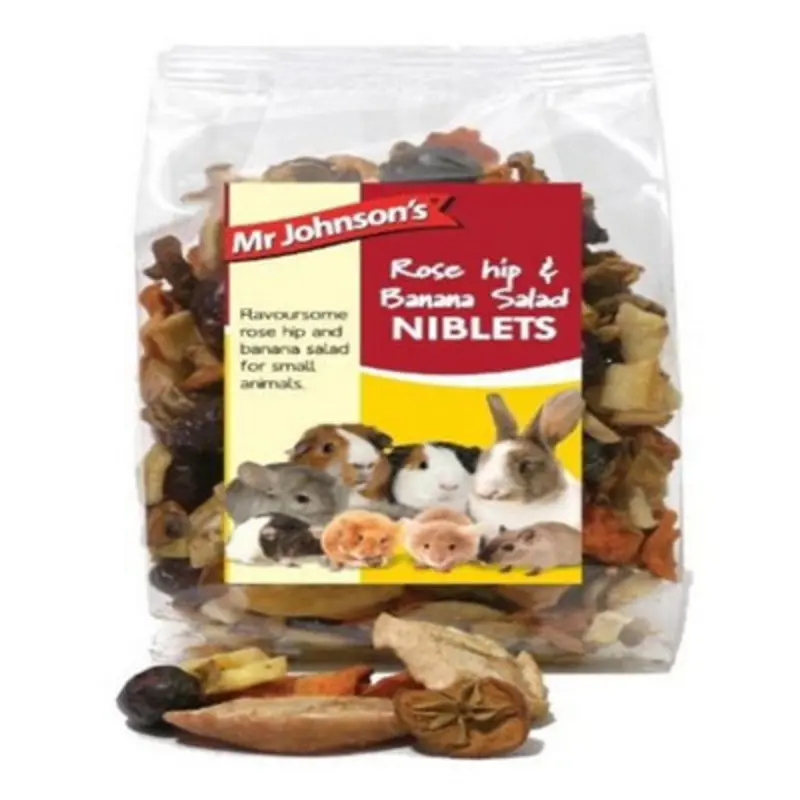 B&Q Mr Johnsons Rosehip Banana Salad Niblets (Pack Of 8) 125G