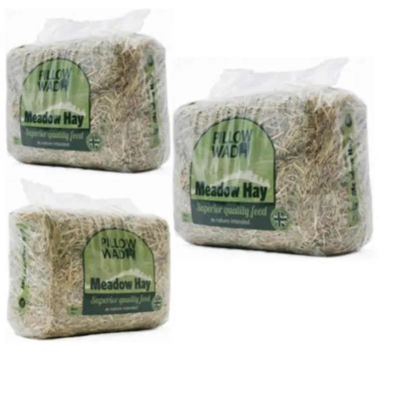 Heaton Wholesale 3 X 1Kg Fresh Meadow Hay Natural Feed Dried Grass For Small Animals