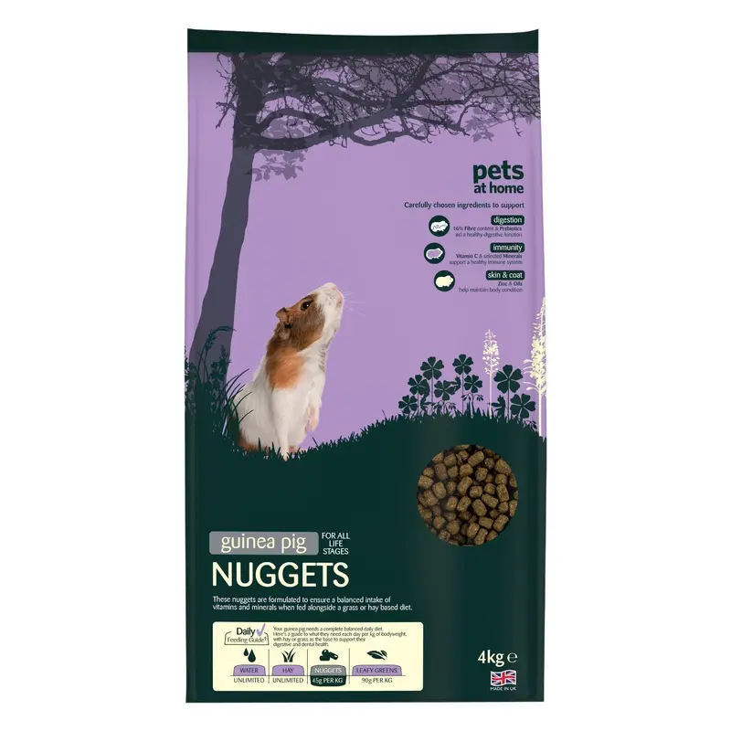 Pets At Home Guinea Pig Nuggets 4Kg