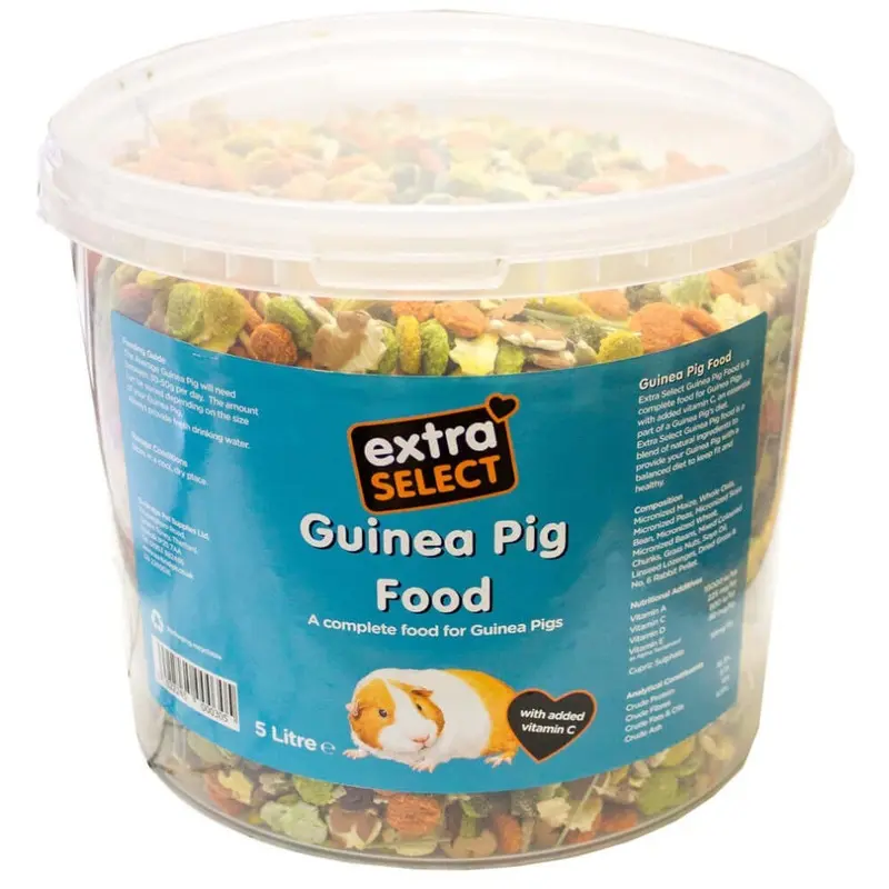 Extra Select Dry Guinea Pig Mix Bucket With Added Vitamin C 5Ltr