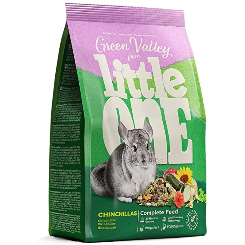 Little One Valley Fibre Food For Chinchillas - Green 750G