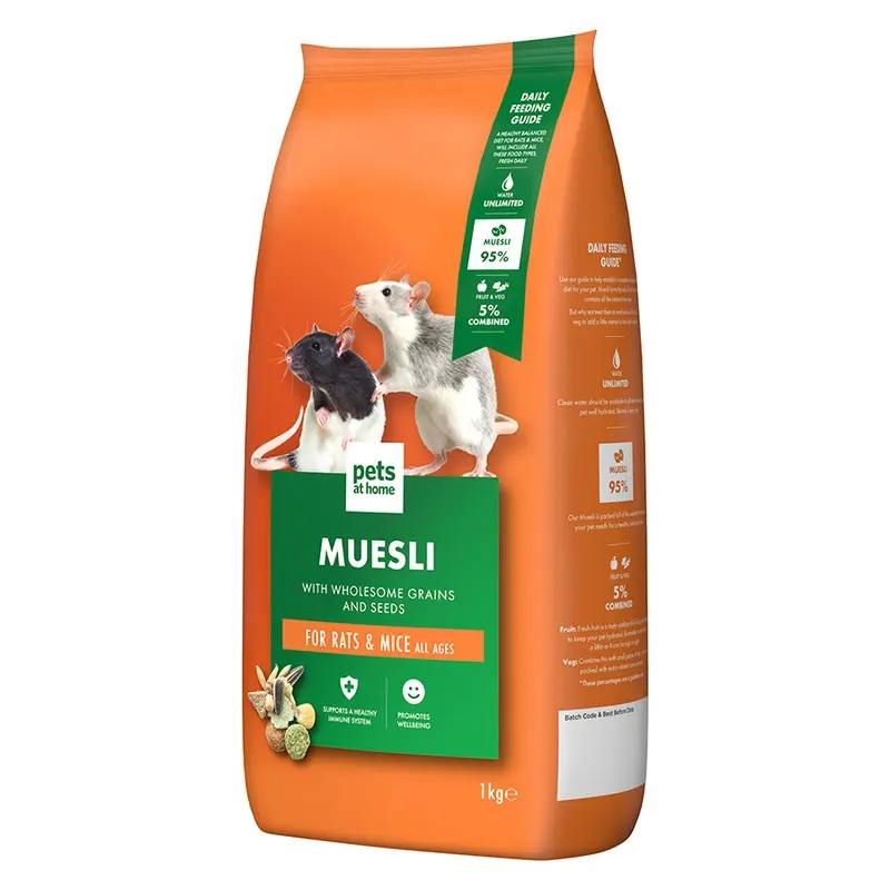 Pets At Home Small Animal Food Rat And Mouse Muesli 1Kg