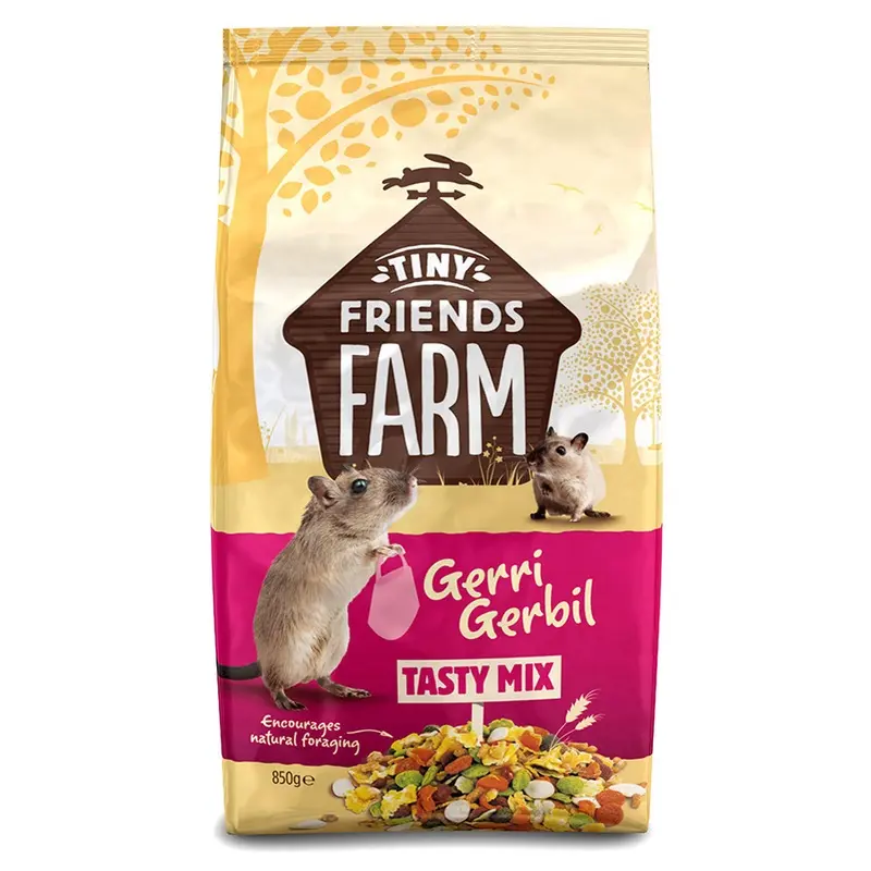 Tiny Friends Farm Gerri Gerbil Tasty Mix Food 850G