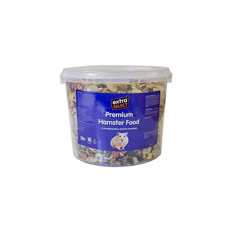 Extra Select Premium Dry Complete Hamster Food, 3 Large
