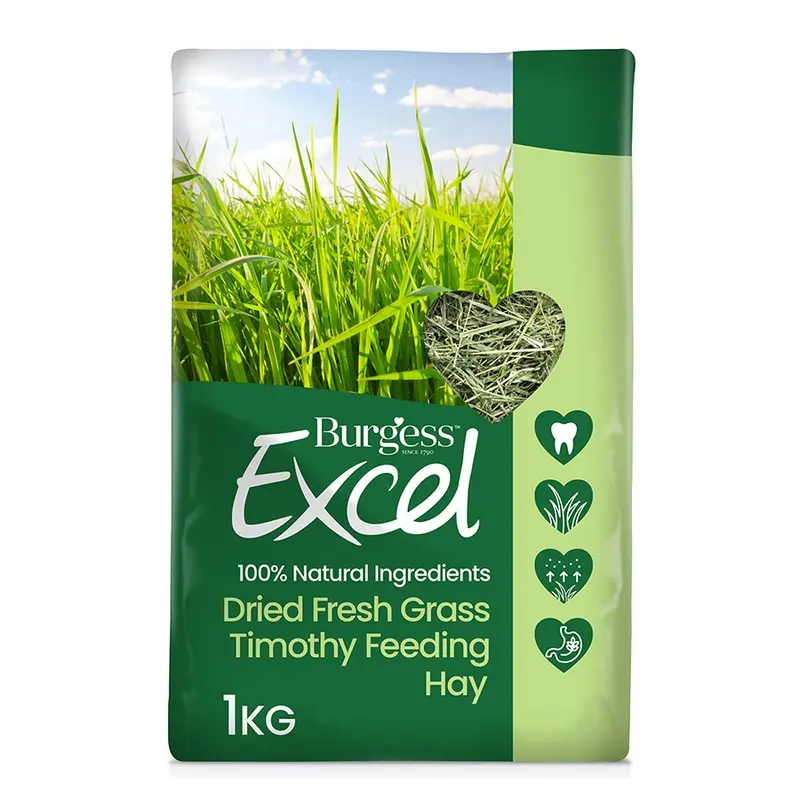 Burgess Excel Feeding Hay Dried Fresh Grass 1Kg