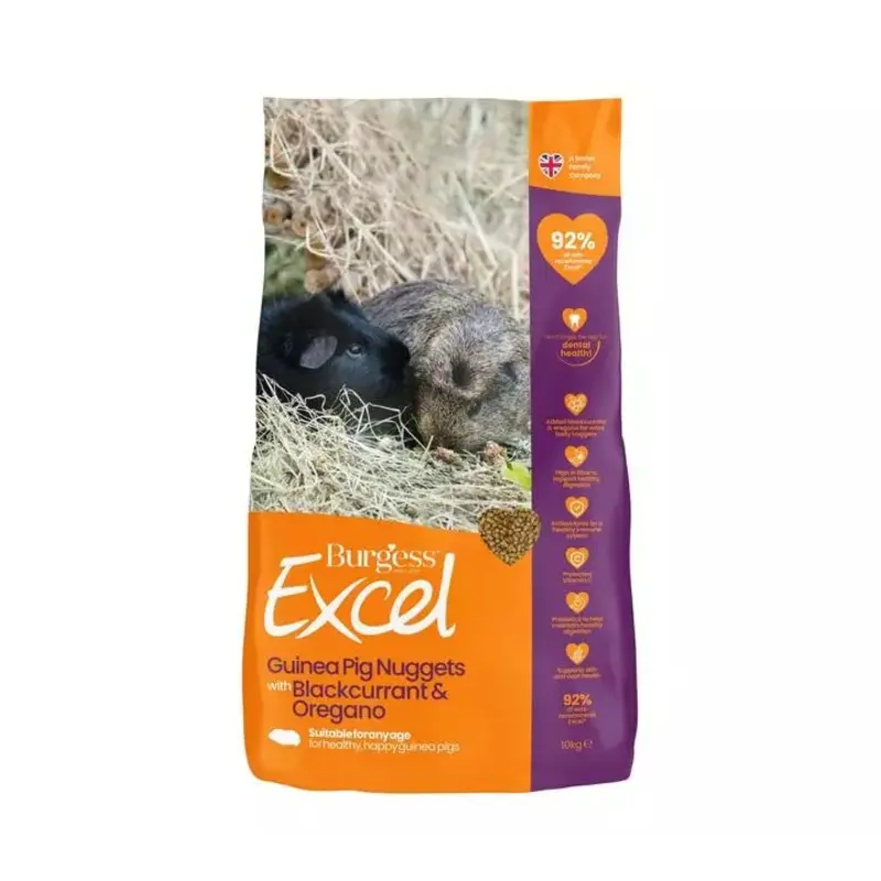 Burgess Excel Guniea Pig Blackcurrent & Oregano - : 1.5Kg