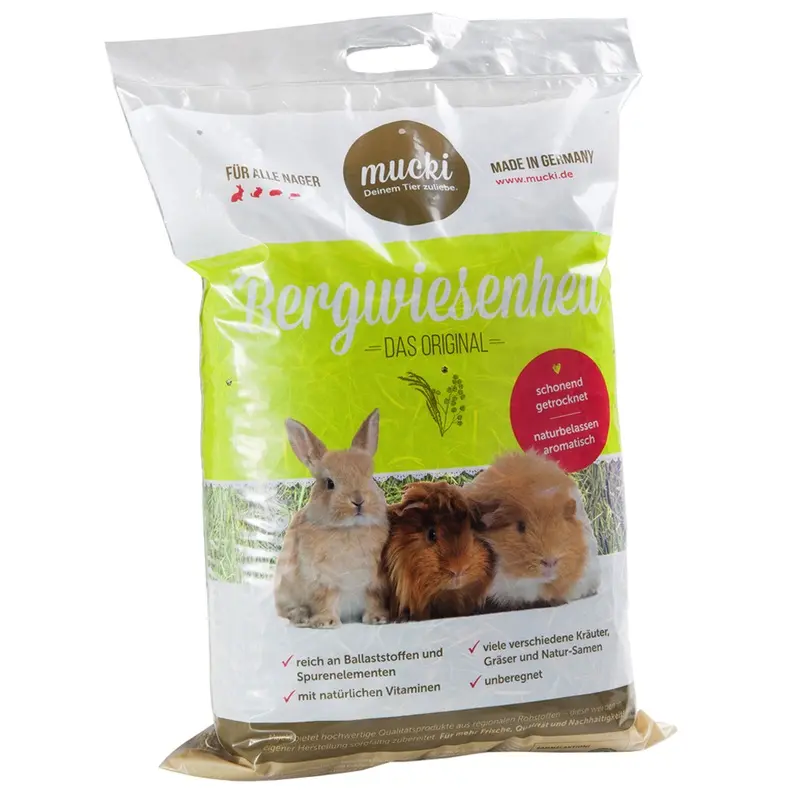 Mucki Mountain Meadow Hay - Economy Pack: 3 X 60L; Approx. 4.8Kg