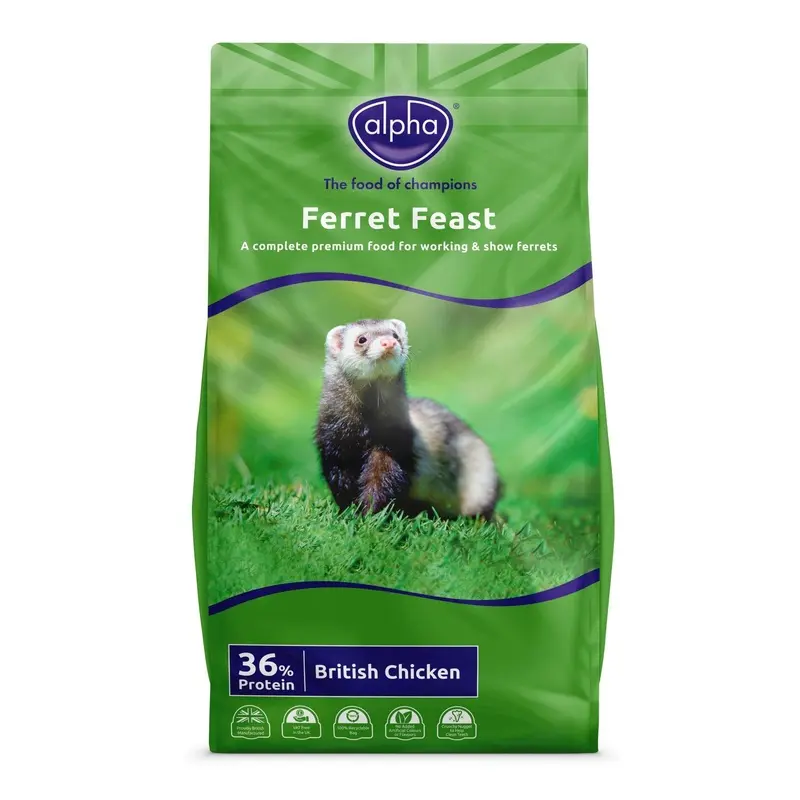 Alpha Ferret Feast Animal Food - 2.5Kg Small